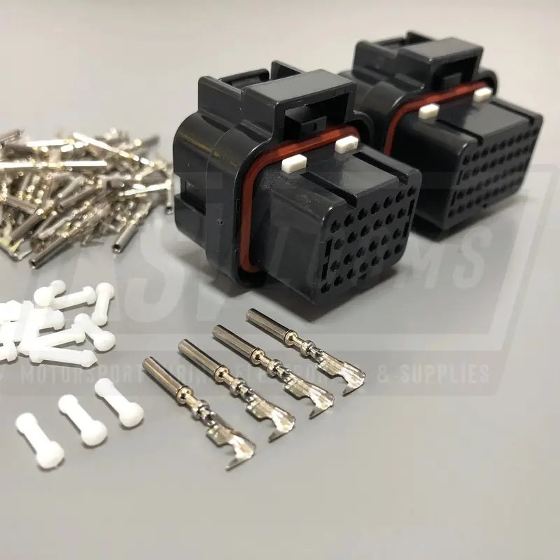 26-Way And 34-Way Connector Kit For Haltech Ecu Platinum Sport 1000 2000 (24-20 Awg) 1