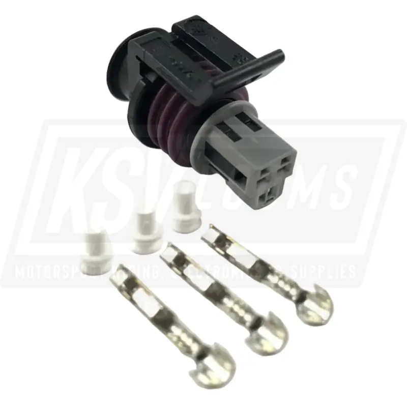 3-Way Connector Kit, Aptiv (Delphi) Gt150 Pressure Sensor (22-20 Awg) 1