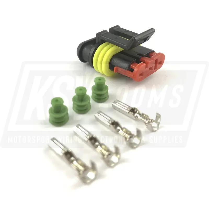 3-Way Connector Kit For Garrett Turbo Speed Sensor (22-20 Awg) 1