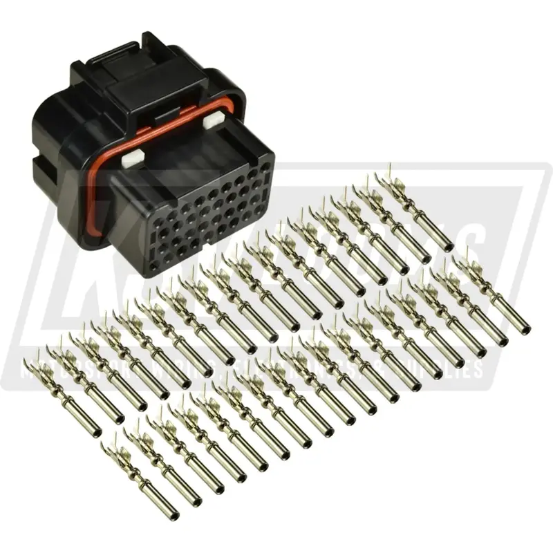34-Way Connector Kit For Haltech Platinum Sport 1000 2000 Ecu (24-20 Awg) 1