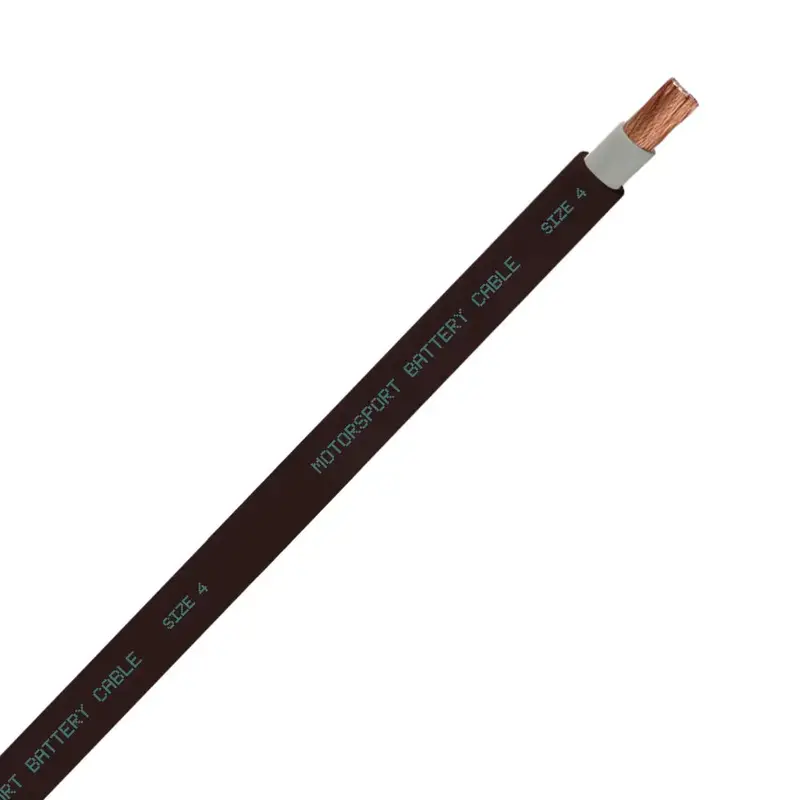 4 Awg Motorsport Battery Cable - Black 1