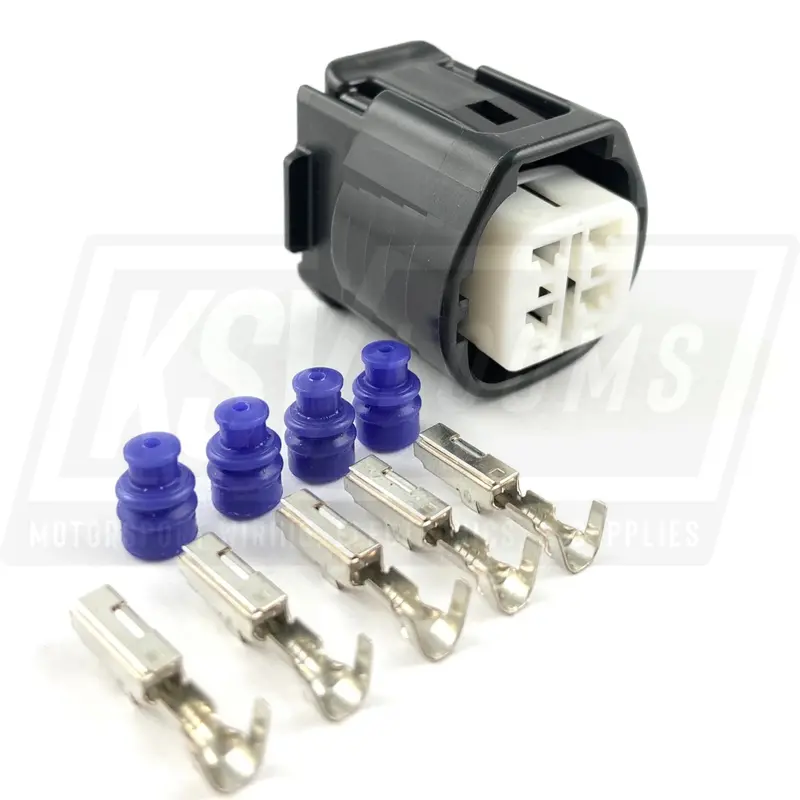 4-Way Connector Kit For Honda K-Series K24 Alternator (22-20 Awg) 1