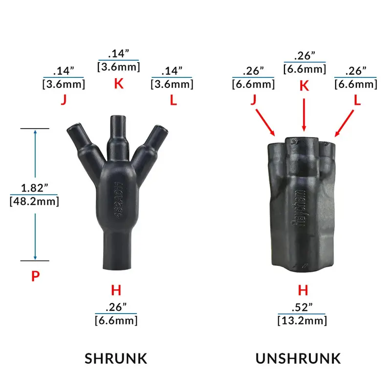462A011-25-0 Raychem/Te Connectivity Shrink Boot 1
