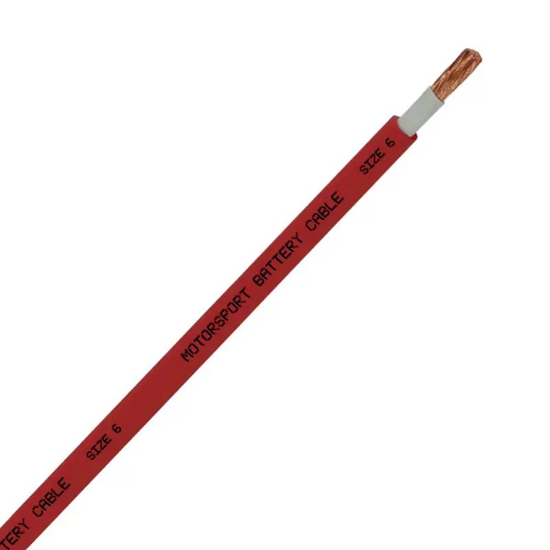 6 Awg Motorsport Battery Cable - Red 1