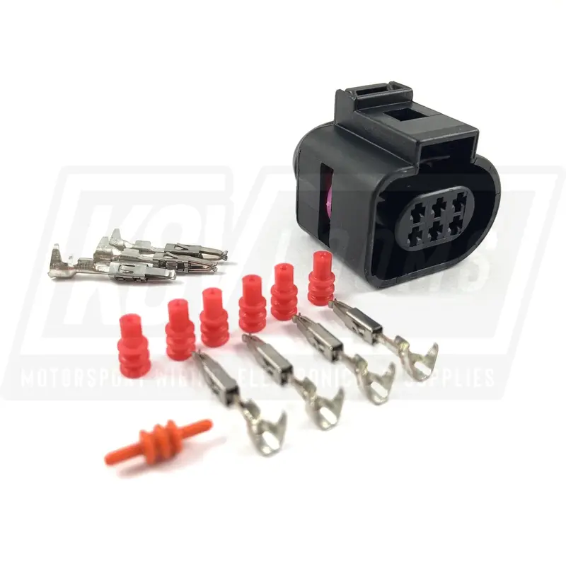 6-Way Connector Kit For Bosch Lsu 4.9 Lambda Sensor (24-20 Awg) 1