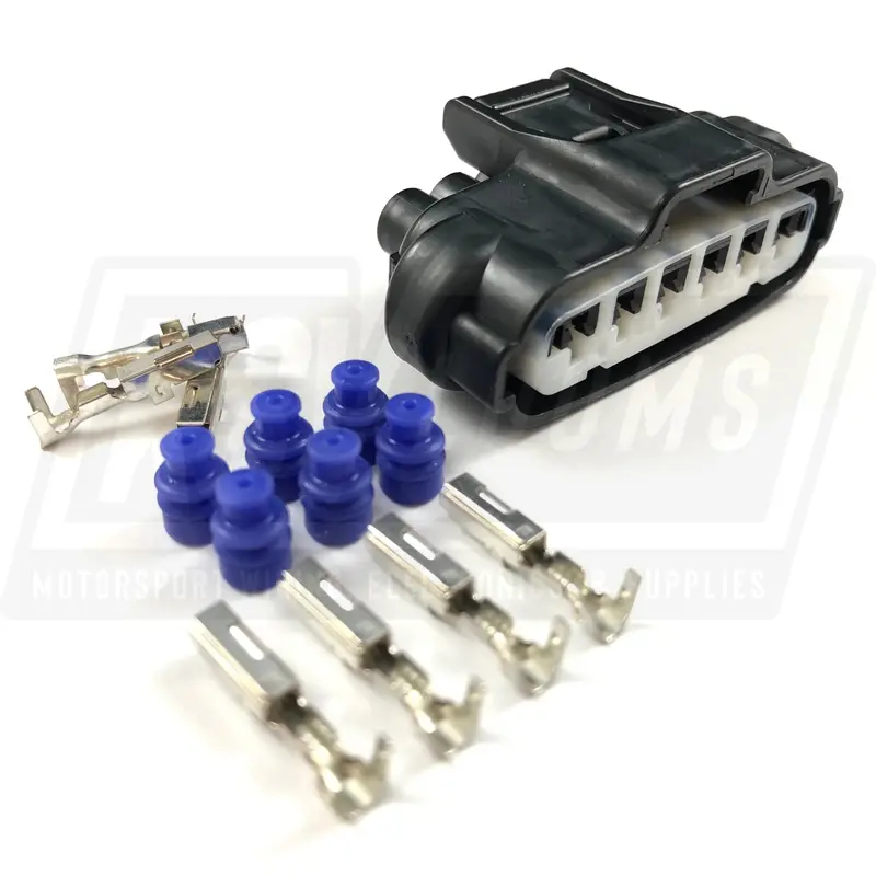 6-Way Connector Kit Same As Nissan 24008-9Dk4a (22-20 Awg) 1