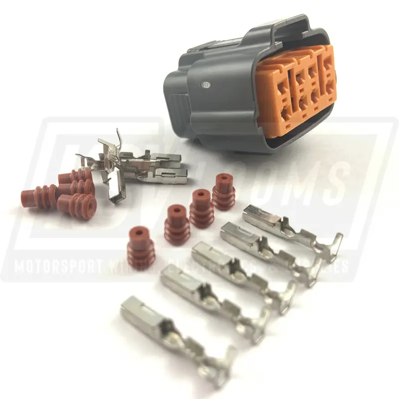 8-Way Connector Kit For Hks Twin Power Dli Ignition Amplifier Box Cdi (22-20 Awg) 1