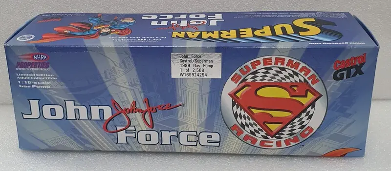 Action John Force Superman Gas Pump/Coin Box 1