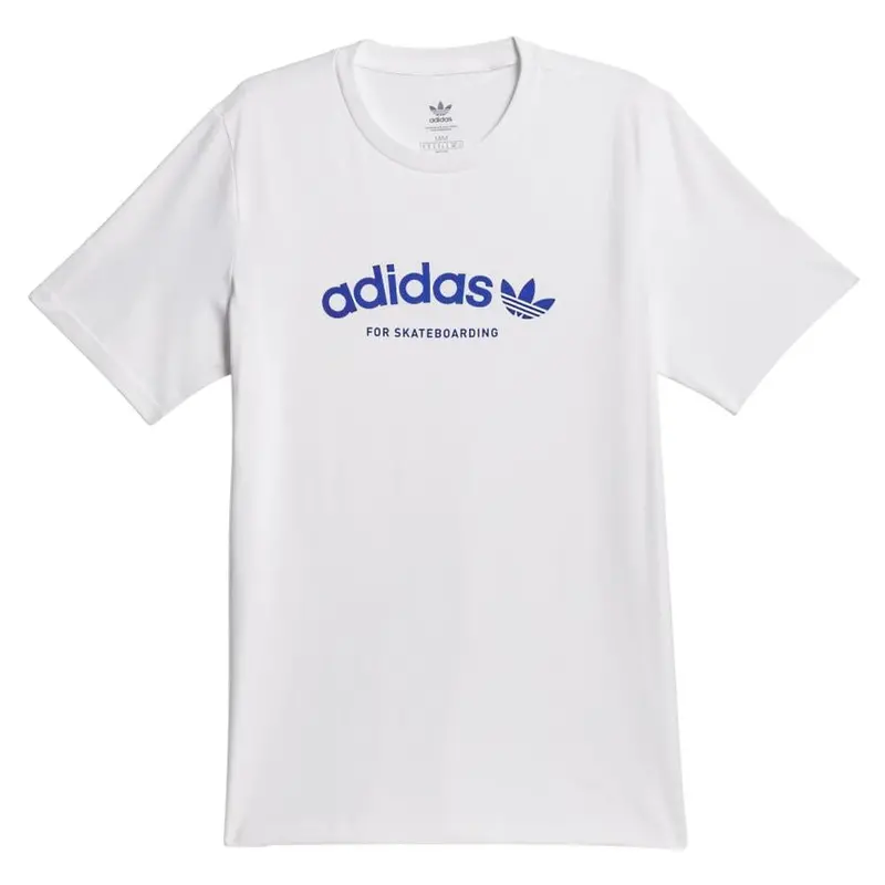 Adidas 4.0 Arched T-Shirt - White/Royal Blue 1