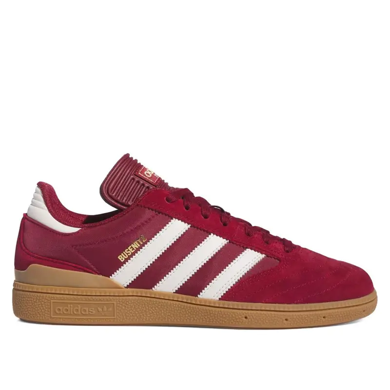 Adidas Busenitz - Collegiate Burgundy/Chalk White/Gold Metallic 1