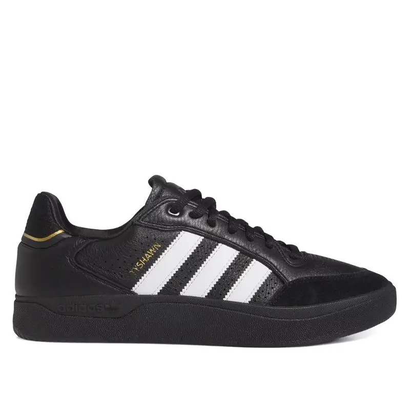 Adidas Tyshawn Low - Core Black/Footwear White/Gold Metallic 1