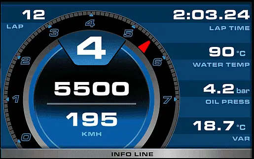 Aim Mxs 1.2 Dash Logger + Gps Module & Cable 1