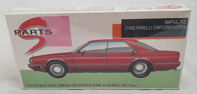 Aoshima Wheel & Tyre Set 1