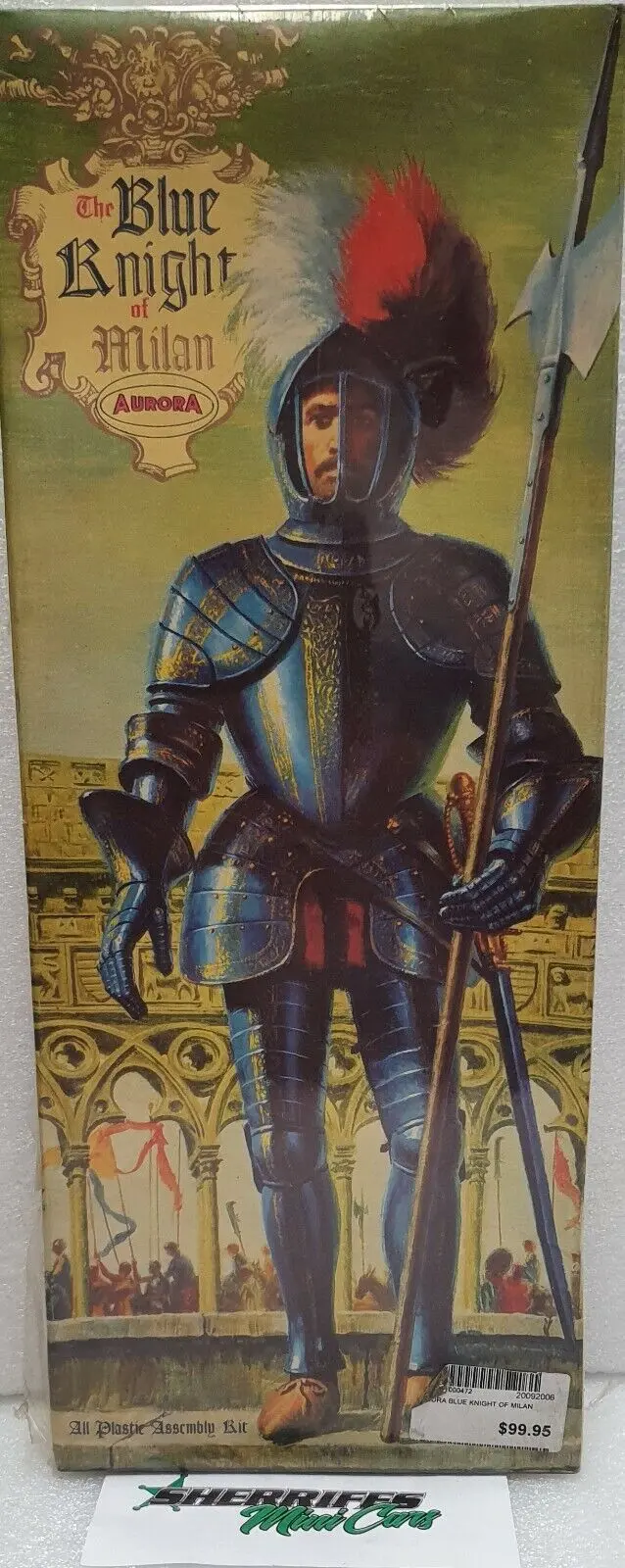 Aurora Blue Knight Model Kit 1
