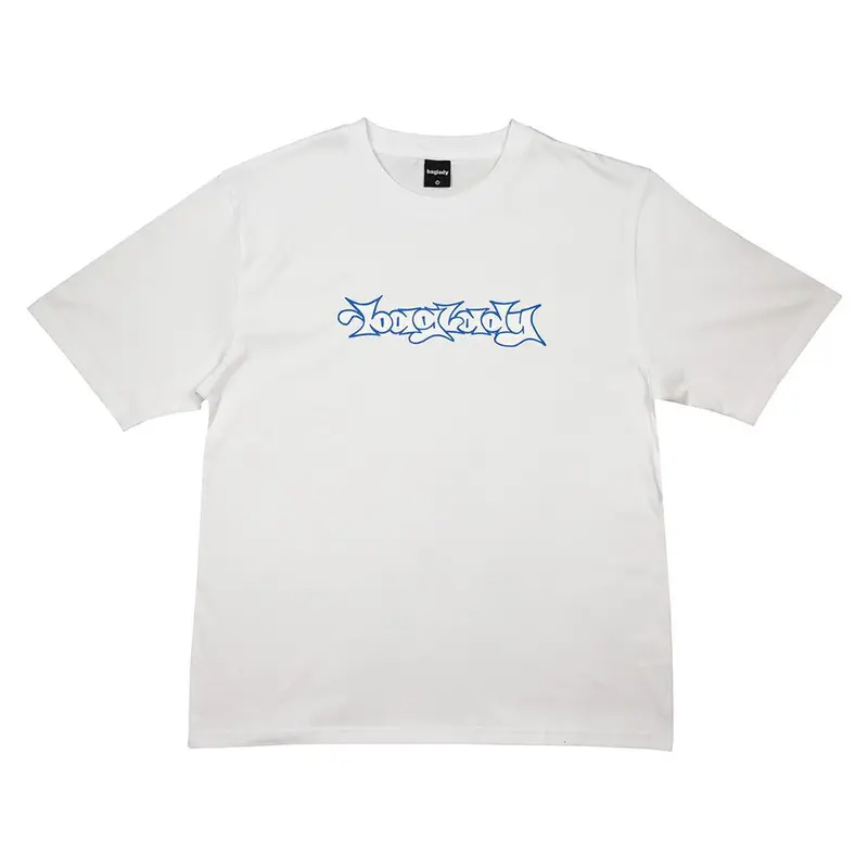 Baglady Bootleg Throw Up Logo T-Shirt - White 1
