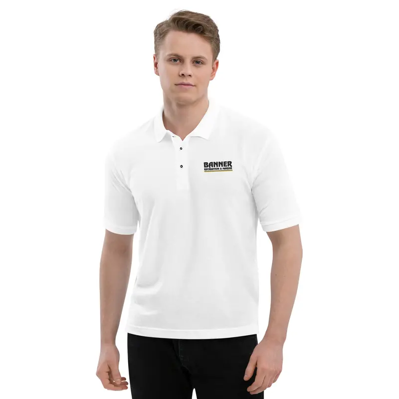 Banner Men’s Sporty Polo – Grey & White Contrast Design