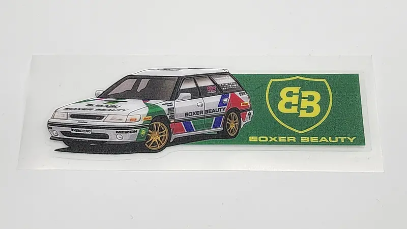 Bb Bp Sti Rs Motorkhana Support Sticker 1