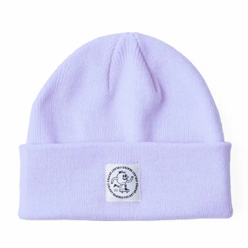Blast Round Logo Beanie - Lilac 1