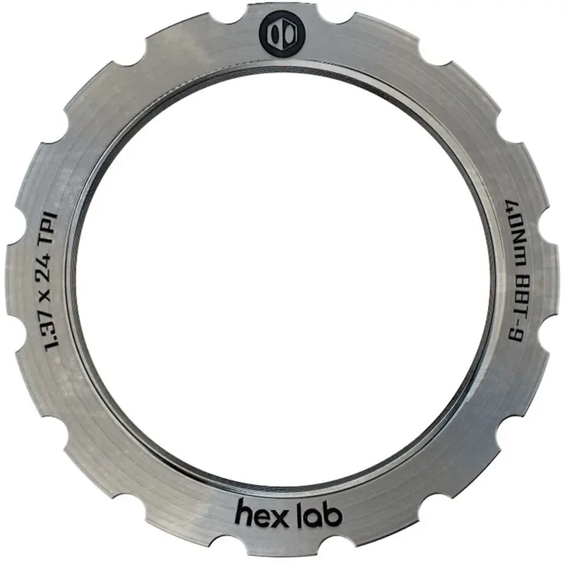 Box Hex Lab Titanium Race Lock Ring 1