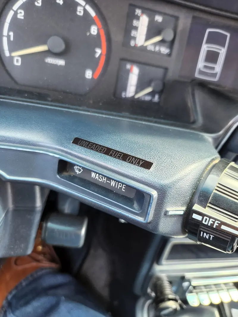 Brat/Brumby/Mv Unleaded Fuel Sticker For Cabin 1