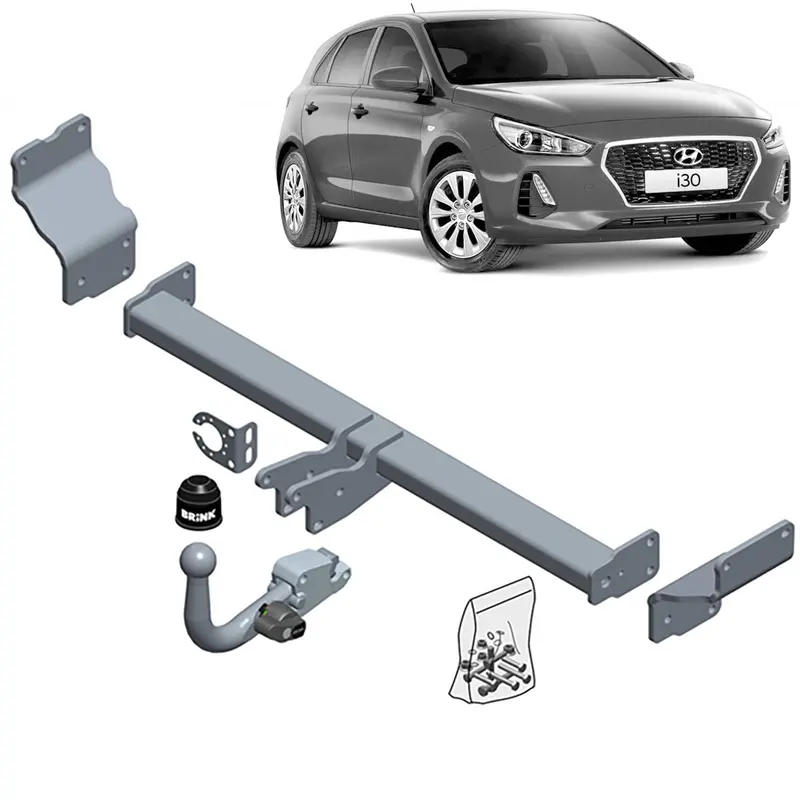 Brink Detachable Towbar For Hyundai I30 Pd Series Fastback (04/2017 - On) 1