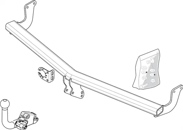 Brink Towbar European For Citroen C3 (11/2009 - 10/2016), Citroen Ds3 (11/2009 - 07/2015) 1