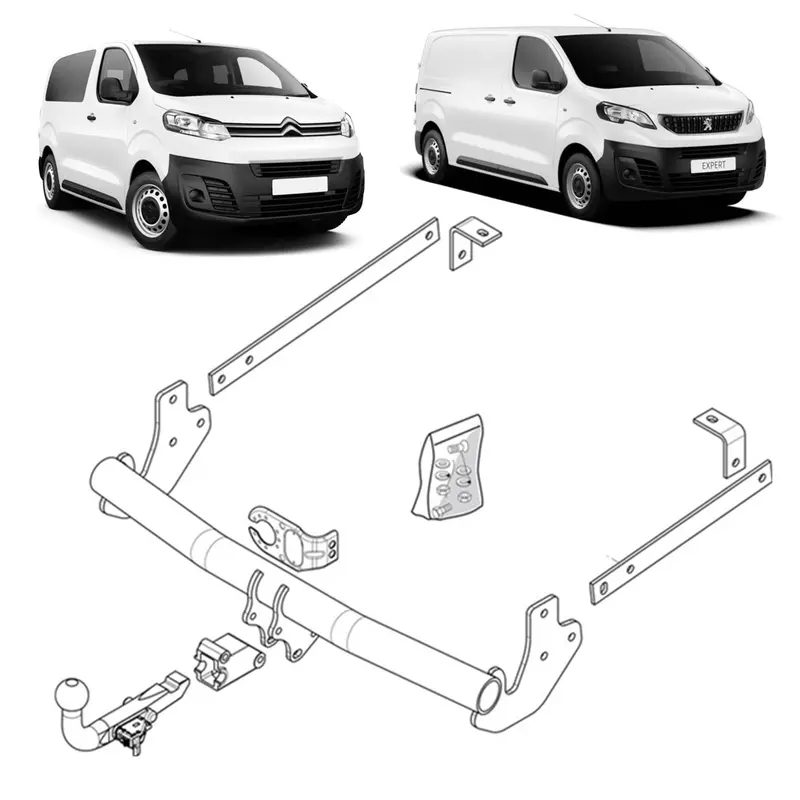 Brink Towbar European For Fiat Scudo (04/2008 - 10/2015) 1