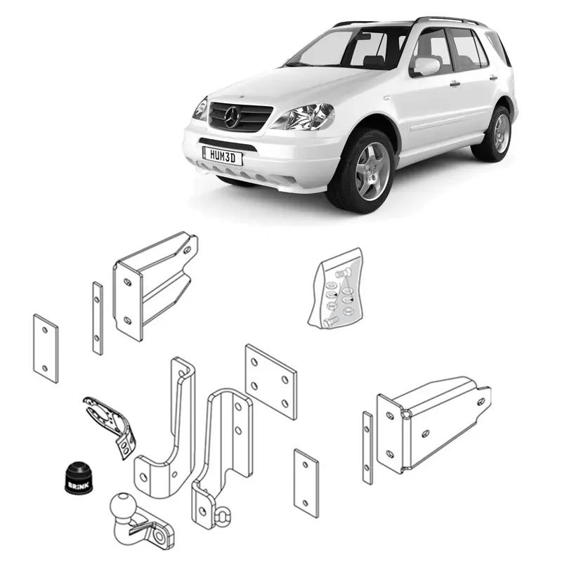 Brink Towbar European For Mercedes-Benz M-Class (09/1998 - 06/2005) 1