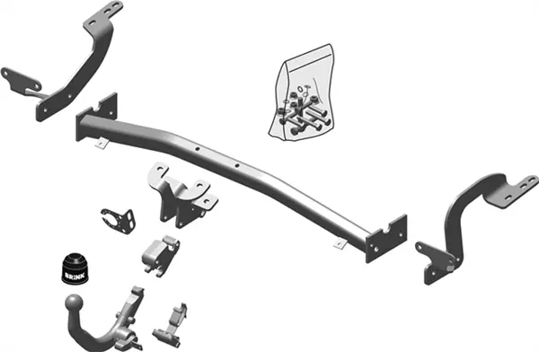Brink Towbar European For Peugeot 5008 (09/2009 - 12/2013), Citroen C4 Picasso (05/2007 - 08/2013), Citroen C4 Grand Picasso (10/2006 - 12/2013) 1