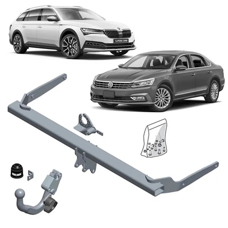 Brink Towbar European For Skoda Superb (03/2015 - On), Skoda Superb (03/2015 - On), Volkswagen Passat (08/2014 - On), Volkswagen Passat (11/2016 - On) 1