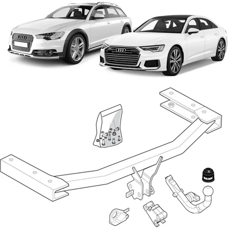Brink Towbar For Audi A6 Sedan(04/2004 - 08/2011), Audi A6 Wagon(11/2004 - 08/2011) 1