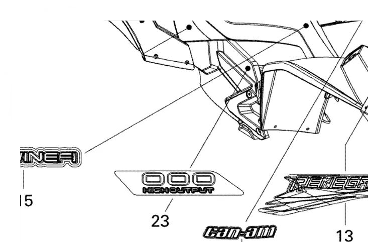 Brp Engine Cover Decal 1
