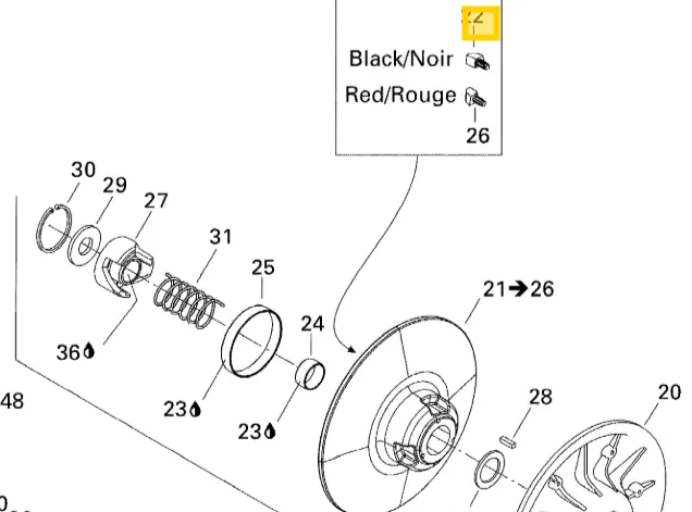 Brp Front Slider Shoe 1