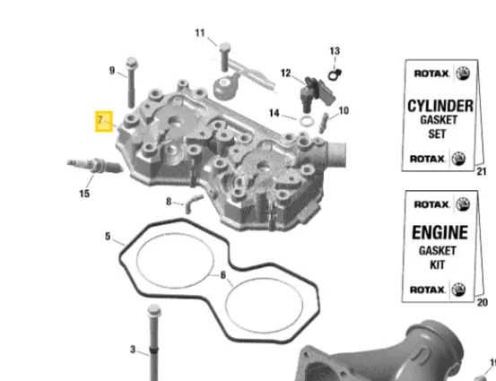 Brp Head Cylinder Cover 1