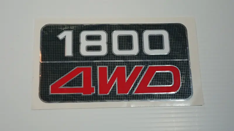 Brumby/Brat/Mv 1800 4Wd Tailgate Sticker 1