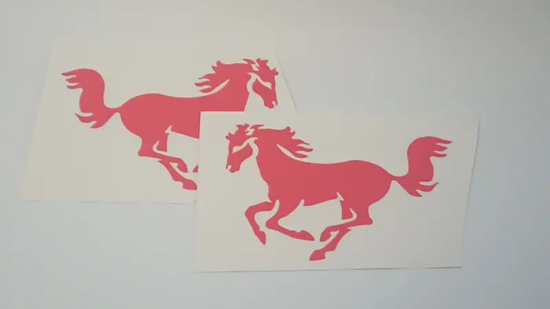 Brumby Horse Side Door Decals - 2X Styles - Pair 1
