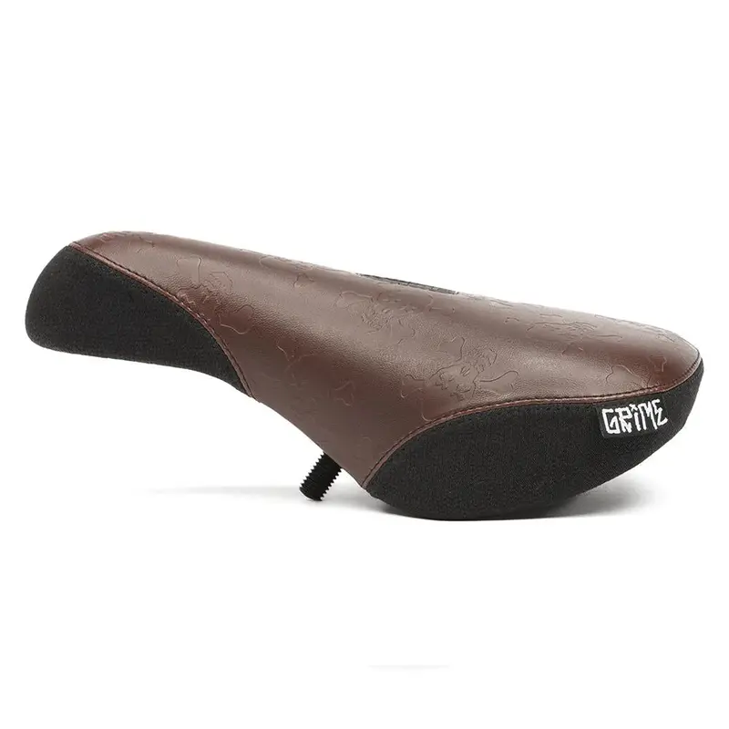 Bsd Grime Skull Repeat Fat Pivotal Seat - Brown 1