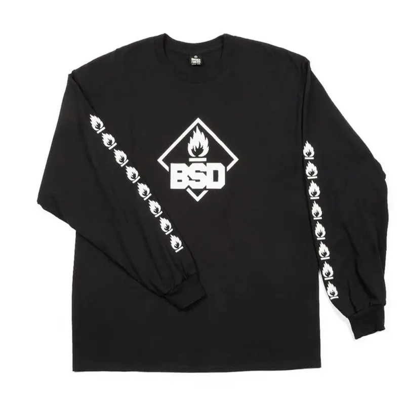 Bsd Roastin Long Sleeve T-Shirt - Black 1