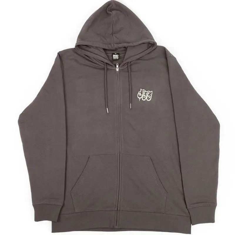 Bsd Second Strike Zip Up Hoodie - Graphite 1