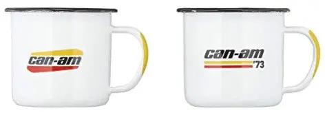 Can-Am Heritage Enamel Mugs 14Oz 1