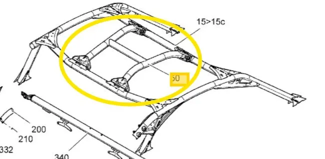 Can-Am Maverick Cage Insert Model 1