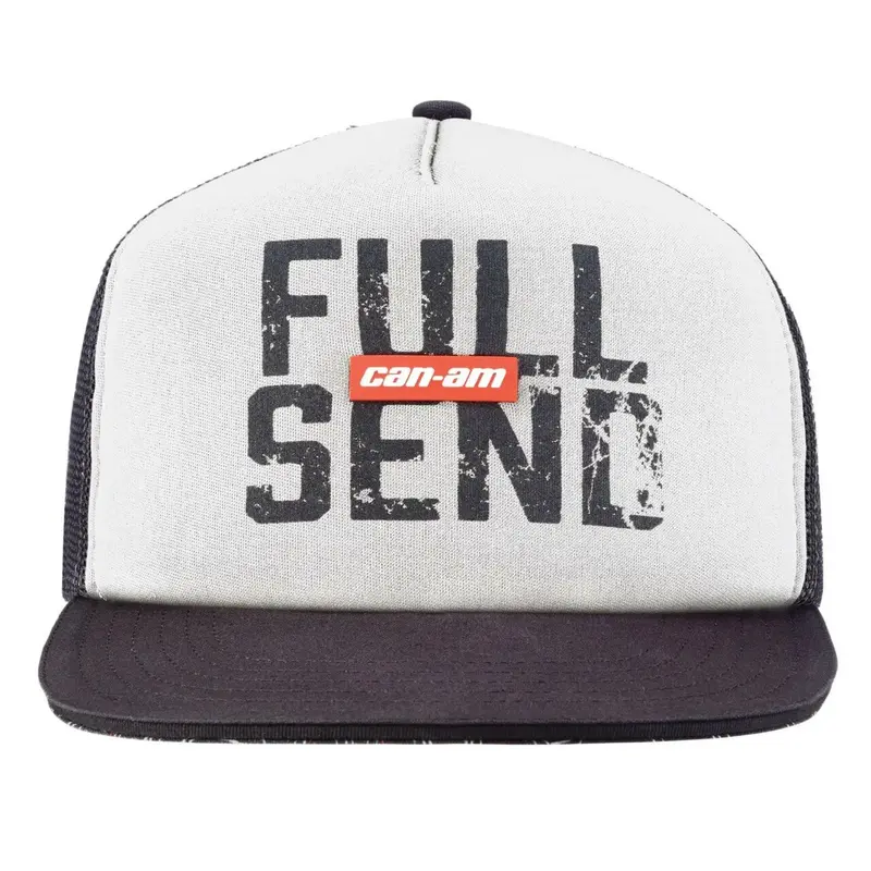 Can-Am Men's Sender Mesh Flat Cap 1