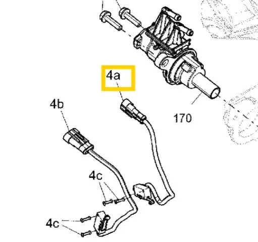 Can-Am Spyder Brake Light Switch 1