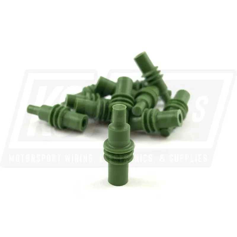 Cavity Plug, Aptiv Delphi 12010300 Weather-Pack, Metri-Pack 280 Series (Green) 1