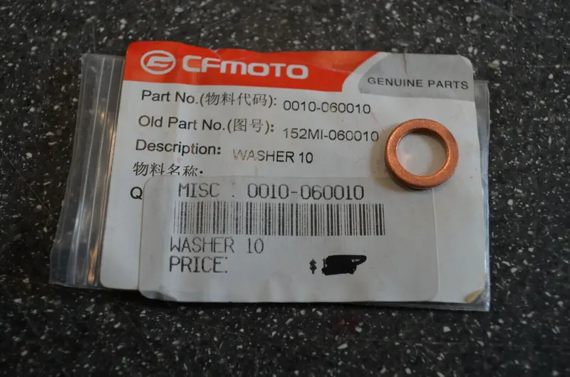 Cf Moto 10Mm Washer (0010-060010) 1