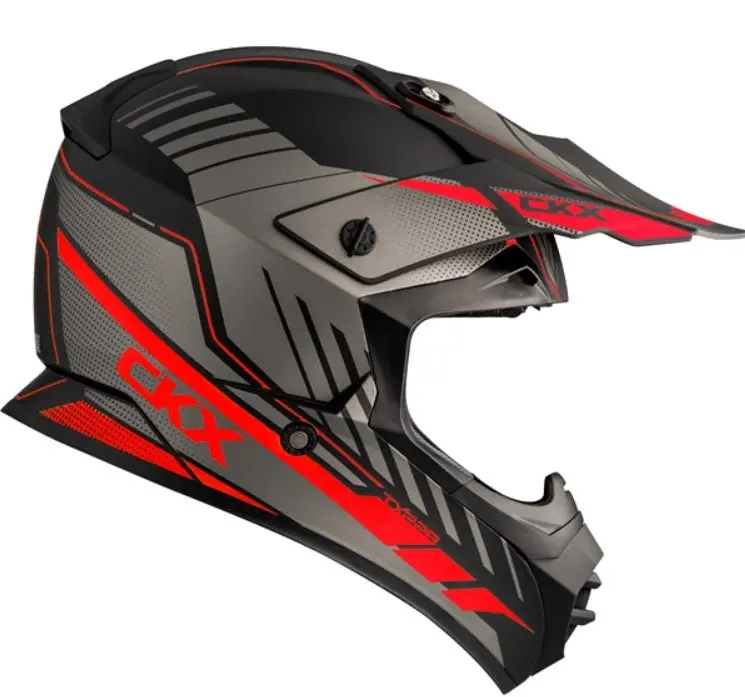 Ckx Tx228 Off-Road Helmet Fuel Red 1