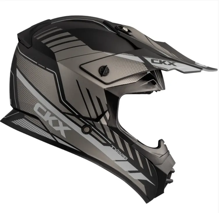 CKX TX228 Off-Road Helmet in Fuel Gray