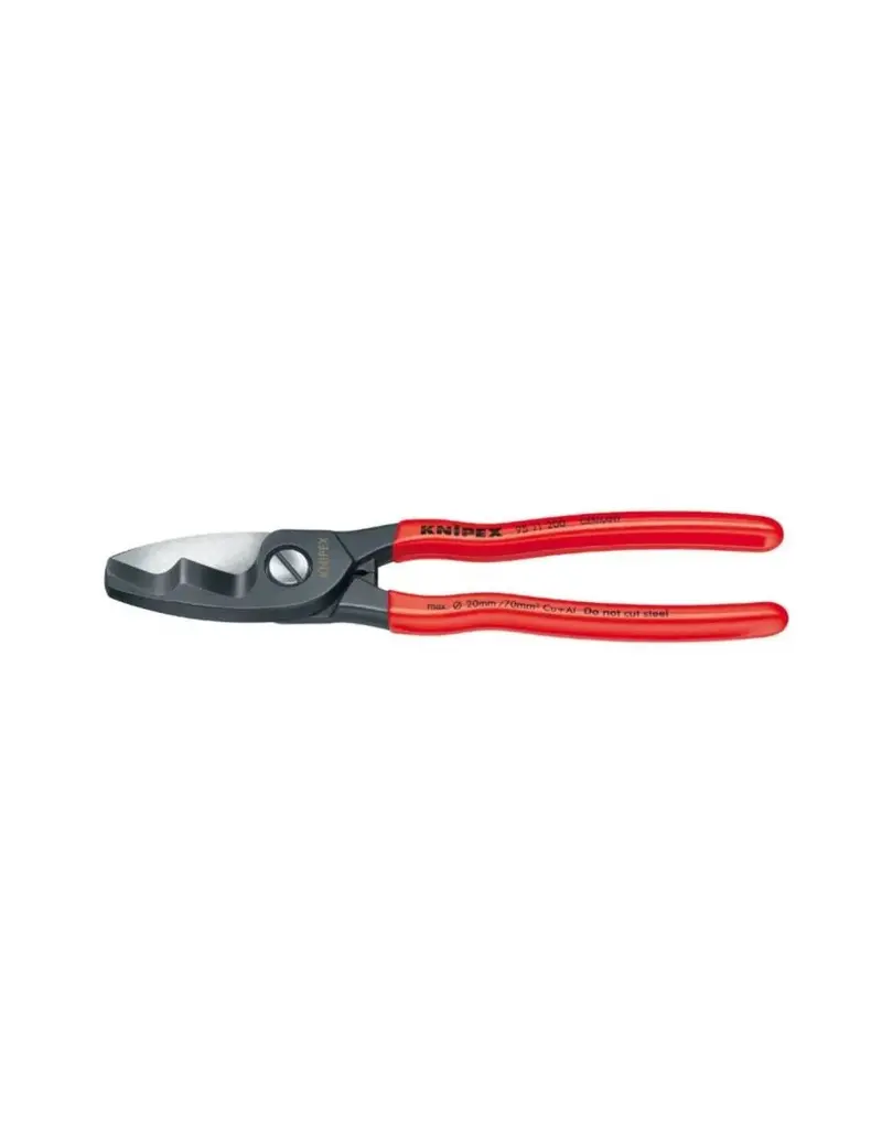 Coupe Cable Double Tranchants Knipex - Outil Professionnel Pour Installations Électriques, Cuivre Et Aluminium 1