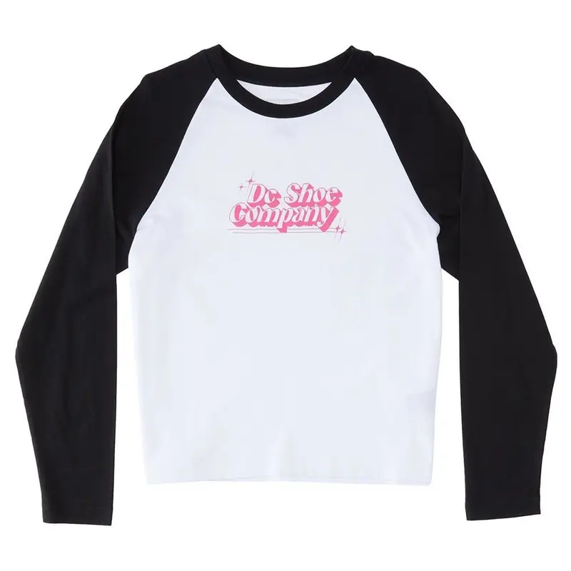 Dc Timeless Raglan Women's T-Shirt - White/Black 1