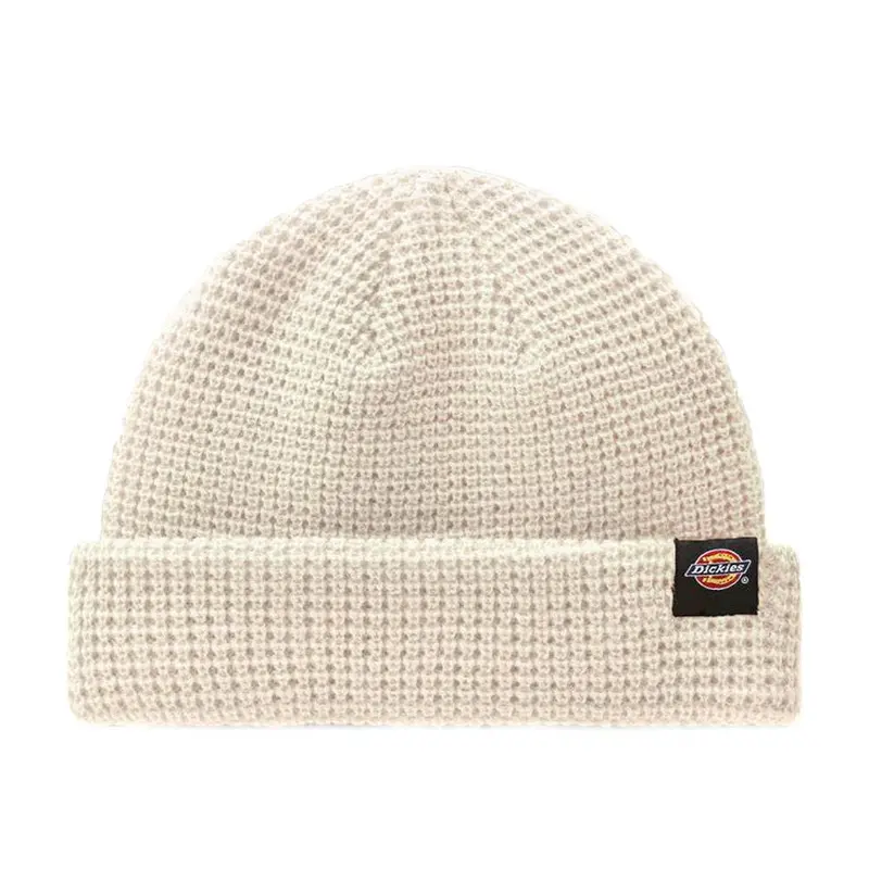 Dickies Woodworth Waffle Beanie - Ecru 1